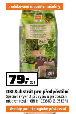 OBI Substrát pro předpěstění
