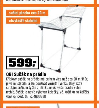 OBI Sušák na prádlo
