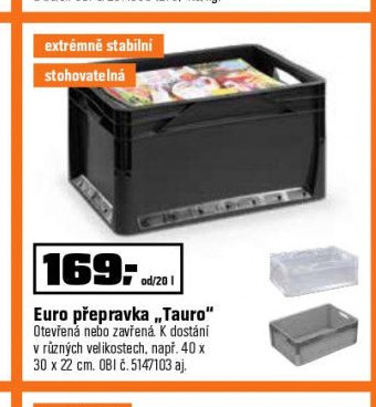 Euro přepravka Tauro