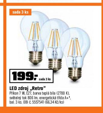 LED zdroj Retro