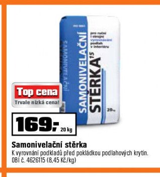 Samonivelační stěrka