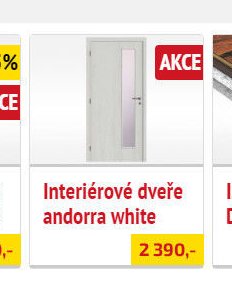Interiérové dveře andorra white - UNI HOBBY akcniletaky.com