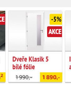 Dveře Klasik 5 bílé fólie - UNI HOBBY akcniletaky.com