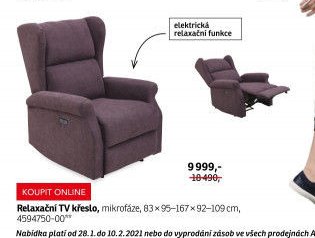 Relaxační TV křeslo - ASKO akcniletaky.com