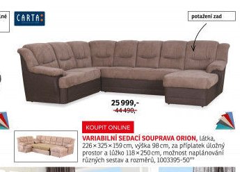 VARIABILNÍ SEDACÍ SOUPRAVA ORION - ASKO akcniletaky.com
