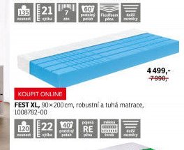 FEST XL, 90x200 cm - ASKO akcniletaky.com