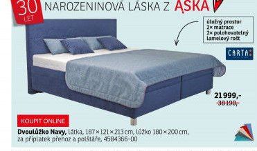 Dvoulůžko Navy - ASKO akcniletaky.com