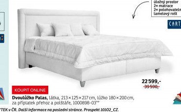 Dvoulůžko Palas - ASKO akcniletaky.com