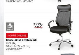 Kancelářské křeslo Mark, ekokůže - ASKO akcniletaky.com