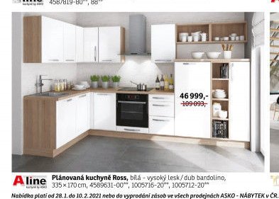 Plánovaná kuchyně Ross - ASKO akcniletaky.com