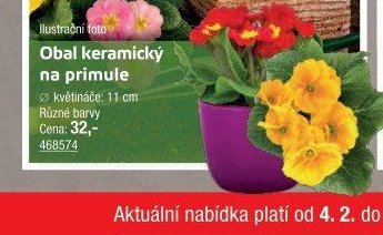 Obal keramický na primule - UNI HOBBY akcniletaky.com