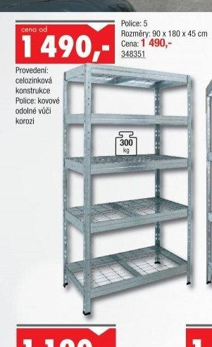 Regál celozinkový - UNI HOBBY akcniletaky.com