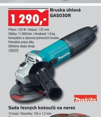 Bruska úhlová GA5030R - UNI HOBBY akcniletaky.com