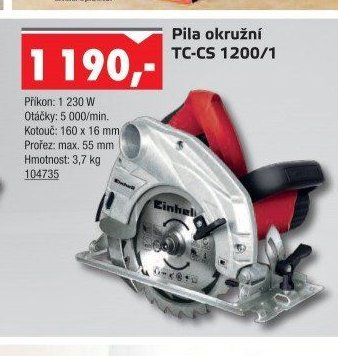 Pila okružní TC-CS 1200/1