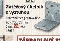 Zátěžový úhelník s výztuhou - UNI HOBBY akcniletaky.com