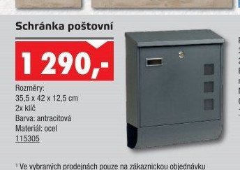 Schránka poštovní - UNI HOBBY akcniletaky.com