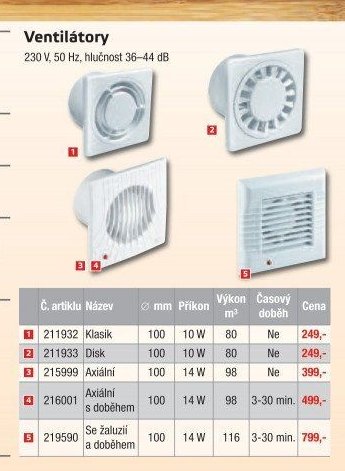 Ventilátory