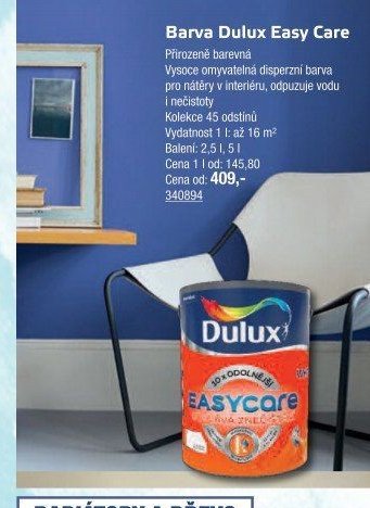 Barva Dulux Easy Care - UNI HOBBY akcniletaky.com