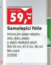 Samolepicí fólie - UNI HOBBY akcniletaky.com