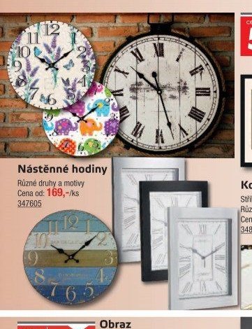 Nástěnné hodiny - UNI HOBBY akcniletaky.com