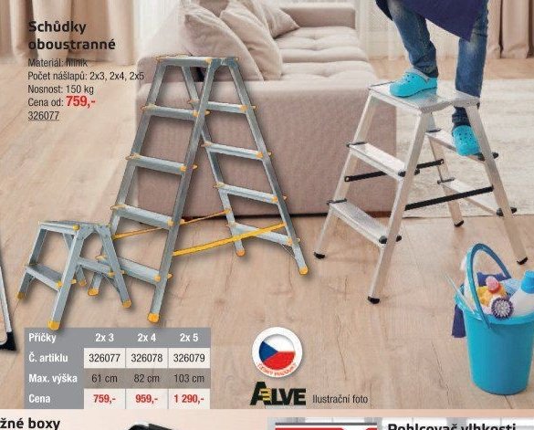 Schůdky oboustranné - UNI HOBBY akcniletaky.com