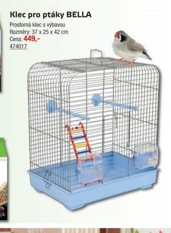 Klec pro ptáky BELLA - UNI HOBBY akcniletaky.com