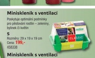 Miniskleník s ventilací S - UNI HOBBY akcniletaky.com
