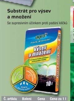 Substrát pro výsev a množení - UNI HOBBY akcniletaky.com