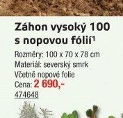 Záhon vysoký 100 s nopovou fólií - UNI HOBBY akcniletaky.com
