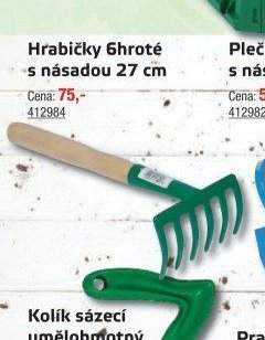 Hrabičky 6hroté s násadou 27 cm - UNI HOBBY akcniletaky.com
