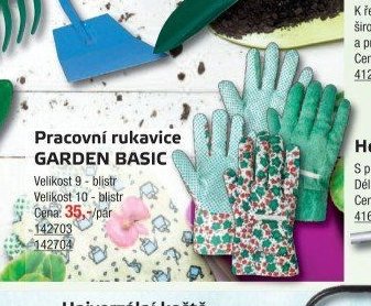 Pracovní rukavice GARDEN BASIC - UNI HOBBY akcniletaky.com
