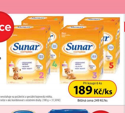 Sunar Complex 2, 3, 4 a 5, 600 g