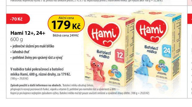 Hami 12+, 24+ 600 g