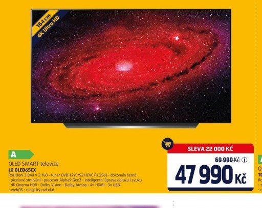 OLED SMART televize LG OLED65CX