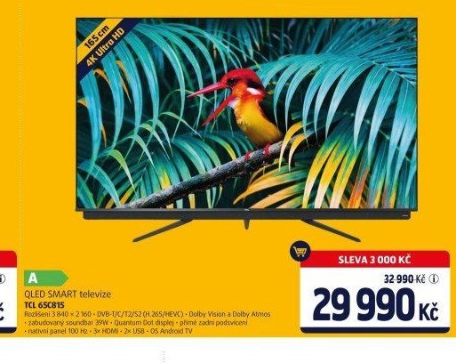 QLED SMART televize TCL 65C815