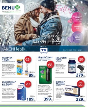 akční leták BENU Lékárna 1.2.2021-28.2.2021
