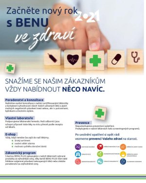 akční leták BENU Lékárna 1.2.2021-28.2.2021