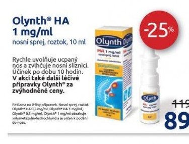 Olynth HA 1 mg/ml