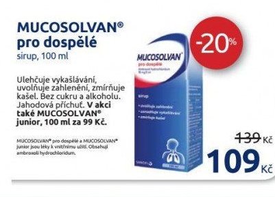 MUCOSOLVAN pro dospělé
