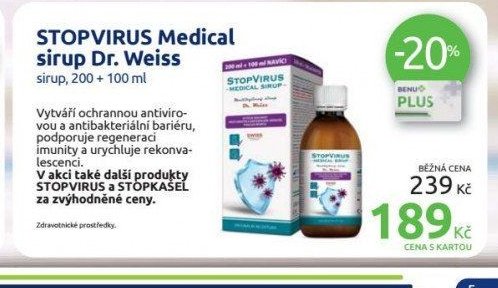 STOPVIRUS Medical sirup Dr. Weiss