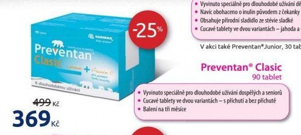 Preventan Clasic 90 tablet
