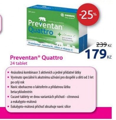 Preventan Quattro 24 tablet
