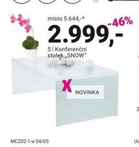 Konferenční stolek SNOW