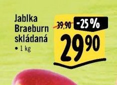 Jablka Braeburn skládaná