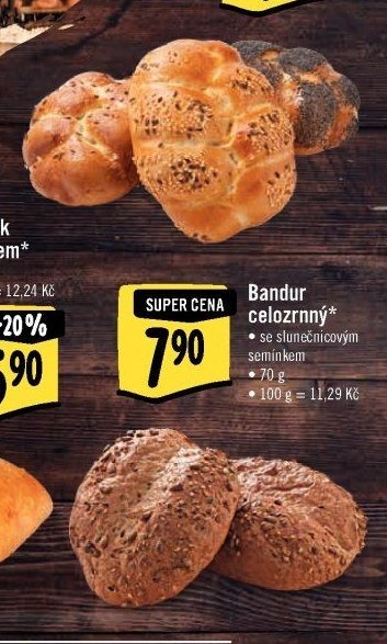 Bandur celozrnný