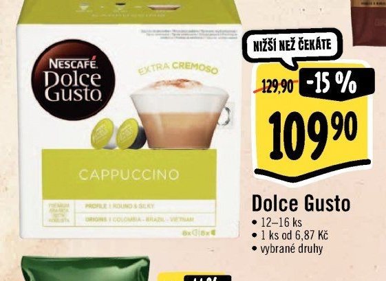 Nescafé Dolce Gusto 12-16 ks