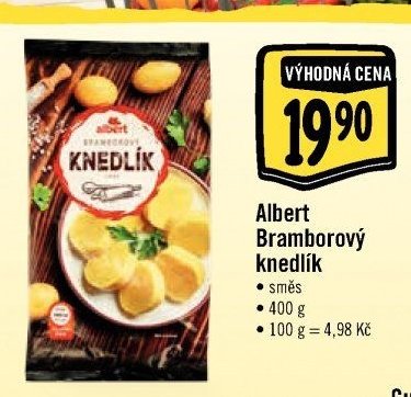 Albert Bramborový knedlík