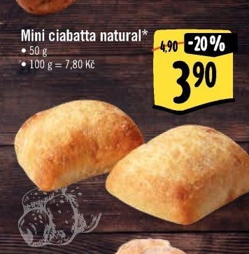 Mini ciabatta natural