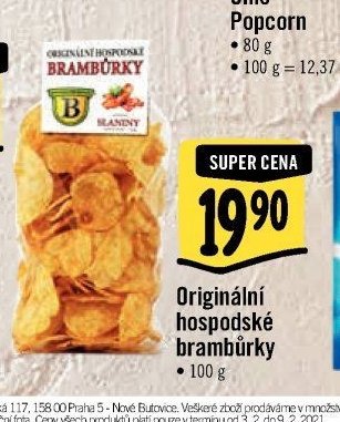 Originální hospodské brambůrky