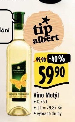 Víno Motýl